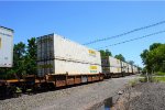 DTTX 680962 with two 53ft JB Hunt Intermodal containers.